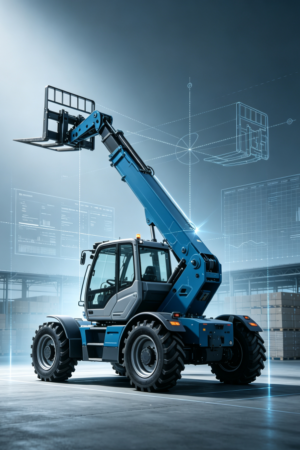 Telehandler Multi-functional Attachment Matching and Center of Gravity Management