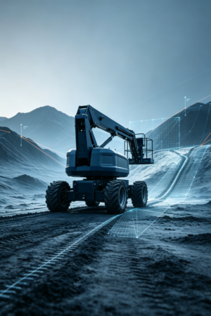 On-site Passability Pre-assessment of Aerial Work Platforms in Rugged Terrain