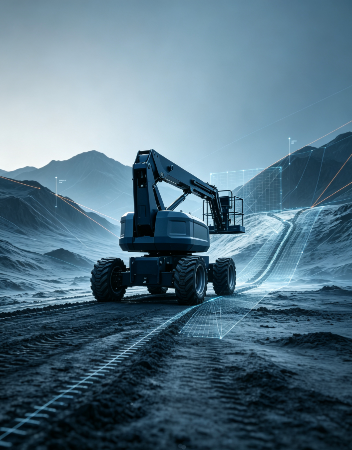 On-site Passability Pre-assessment of Aerial Work Platforms in Rugged Terrain